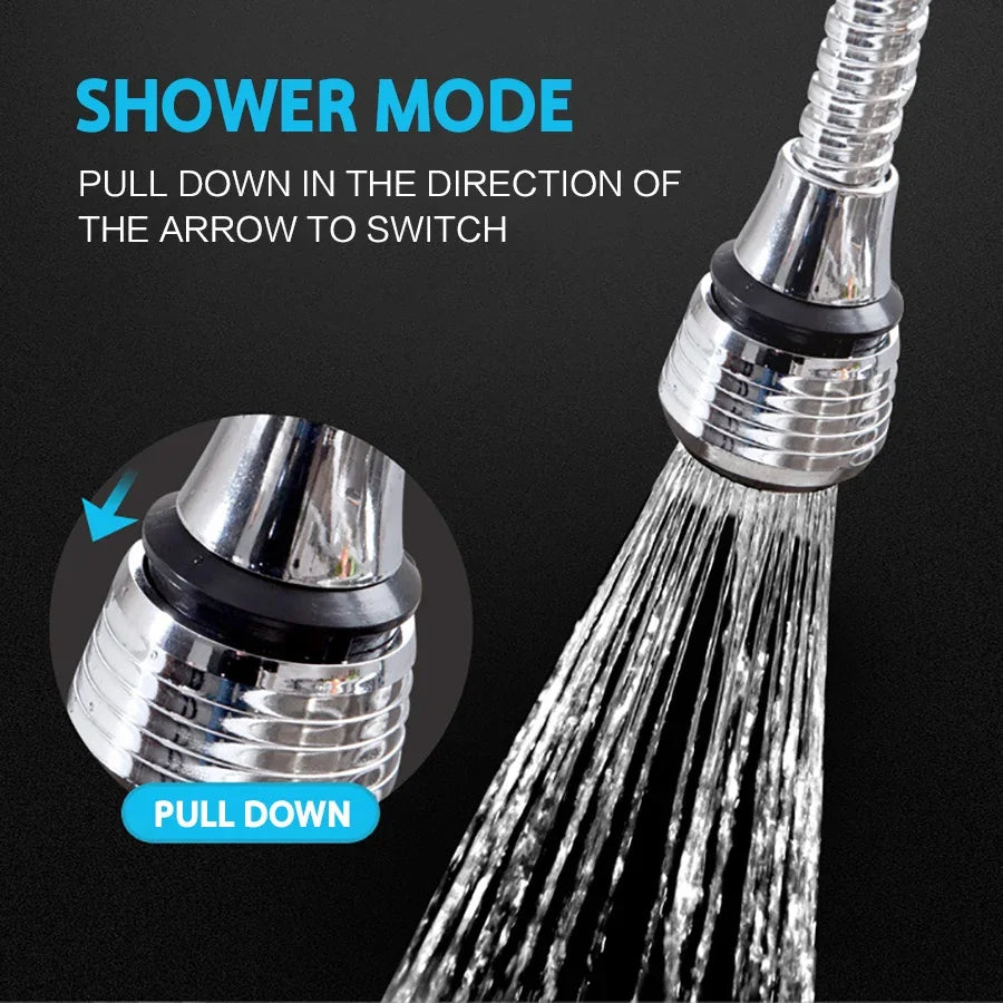 Turbo Flex Faucet – 360° Flexible Kitchen Sink Sprayer Attachment