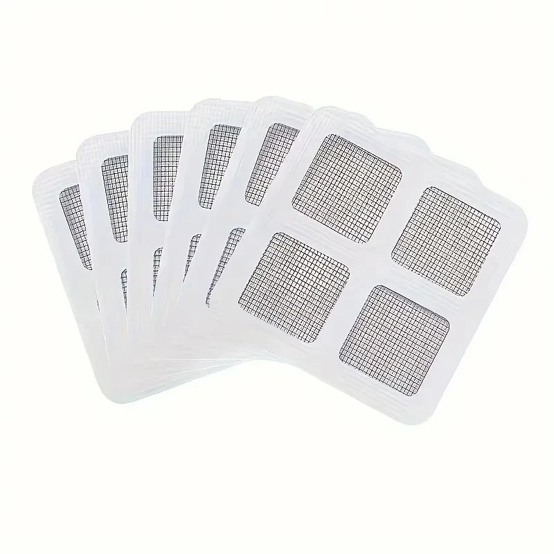 Adhesive Sink Drain Patch (Pack of 20) – Anti-Clog Hair Catcher Filter | Kitchen & Bathroom Drain Protector