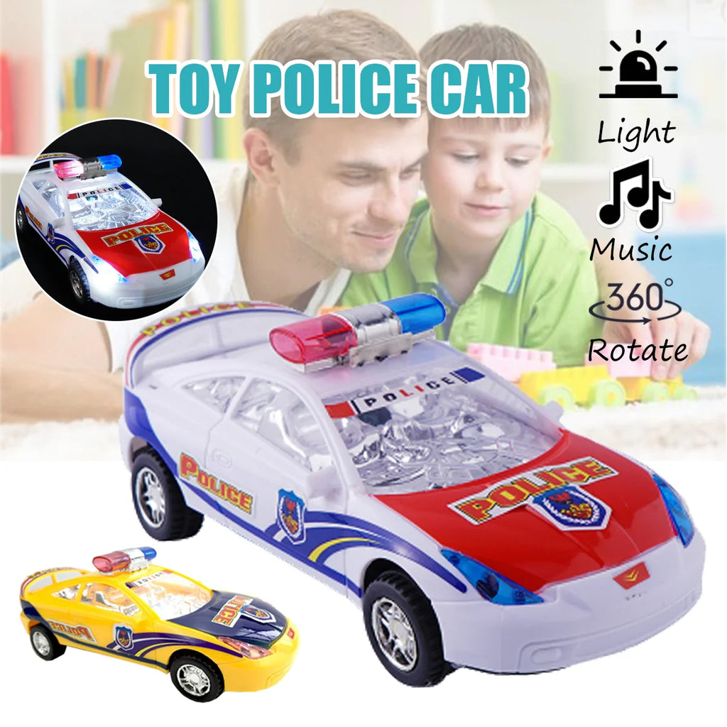 Police Wagon Car Toy for Kids – Light & Sound Police Racing Car