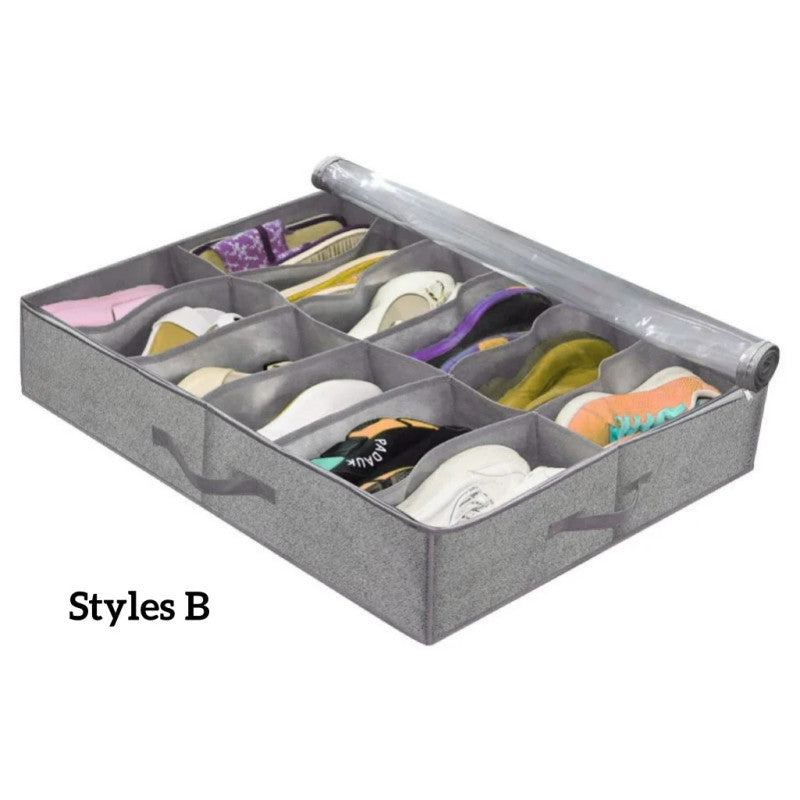 Shoe Storage Organizer with Adjustable Dividers-Premium Quality