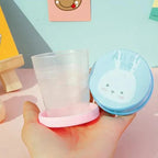 Magic Glass – Collapsible Foldable Kids Cup with Lid (Portable & Cute Design)