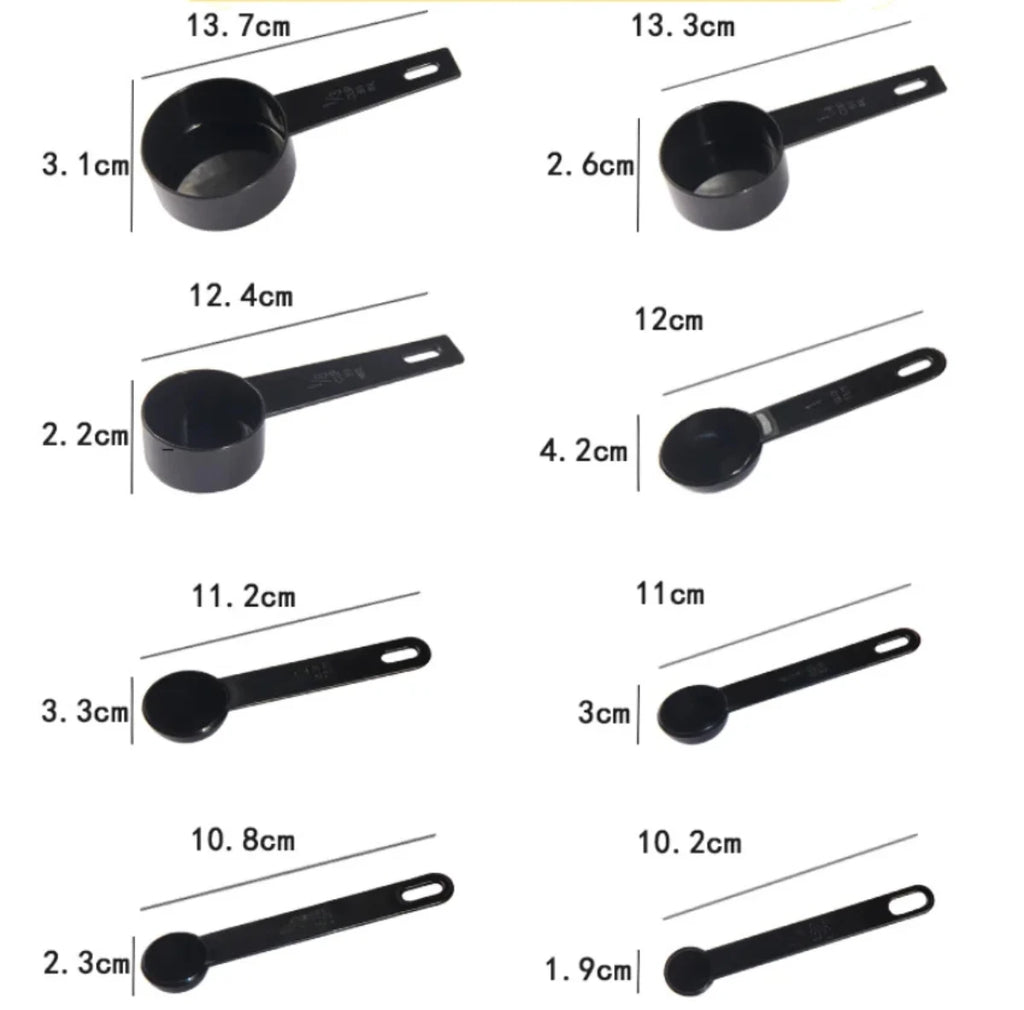 Measuring Cups & Spoons Set – Kitchen Baking & Cooking Measurement Tools