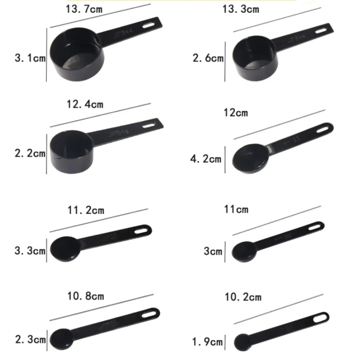 Measuring Cups & Spoons Set – Kitchen Baking & Cooking Measurement Tools