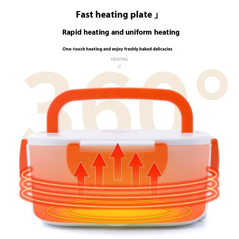 Electric Heated Lunch Box – Portable Food Warmer for Office & Travel