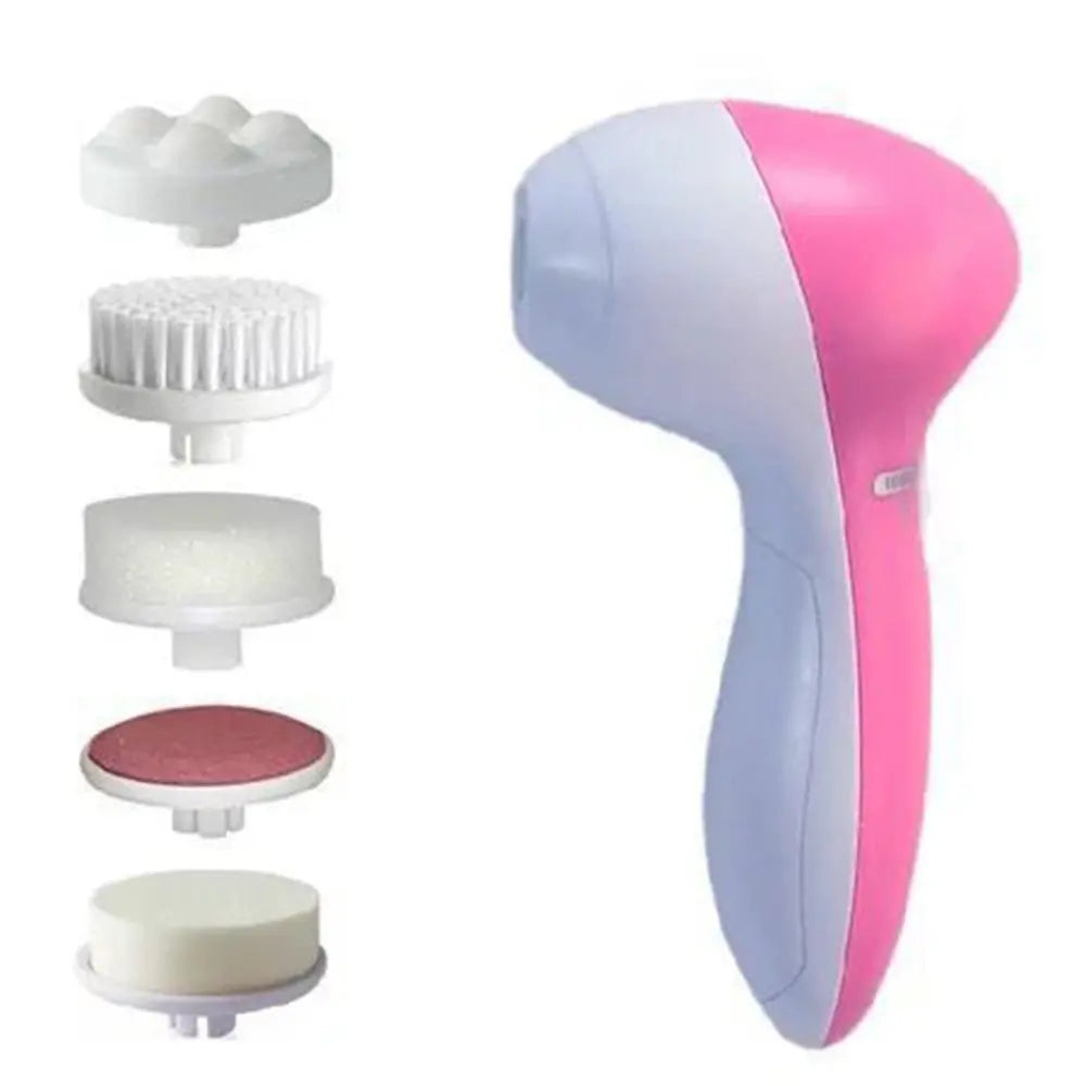 5 in 1 Facial Massager & Cleansing Brush – Electric Skincare Device