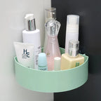 Pack of 2 Wall Mounted Corner Shelf – Double Layer Bathroom & Kitchen Storage Organizer