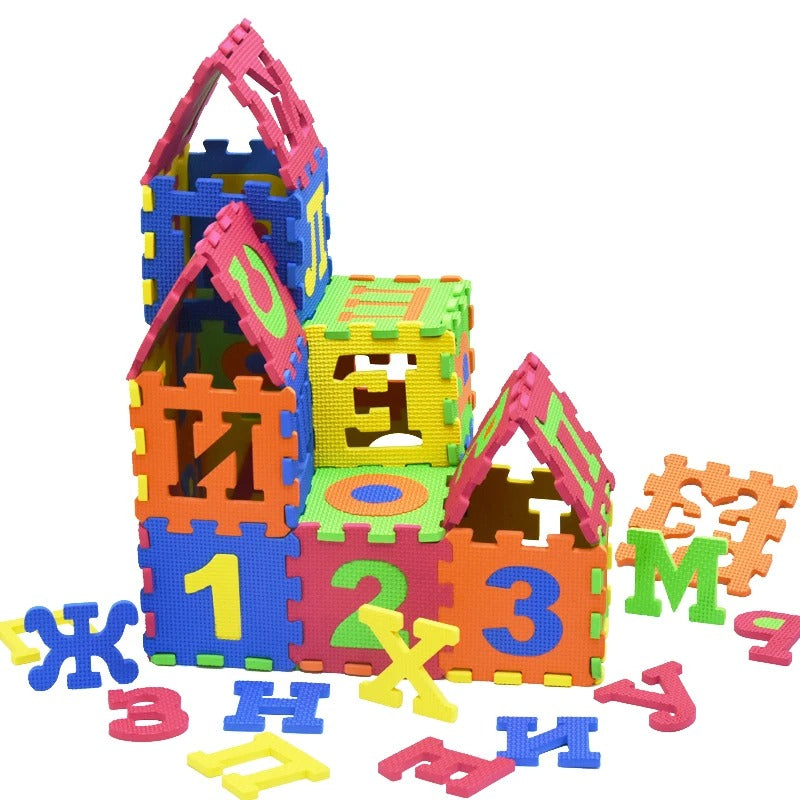 Baby Foam Puzzle Mat (A-Z & Numbers) | Soft EVA Play Mat for Kids