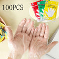 Pack of 2 Disposable Plastic Gloves (100 Pcs) – Hygienic Food Handling & Cleaning Gloves