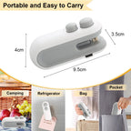 Mini Snack Bag Sealer – Portable Heat Sealer | Food Fresh Keeping Machine