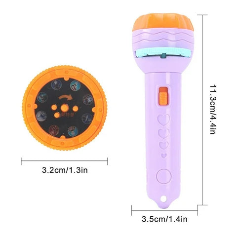 Mini Projector for Kids Flashlight Torch