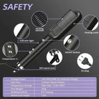 Hair Straightener Brush – 2 in 1 Fast Heating Straightening Comb (Dry & Wet Use)