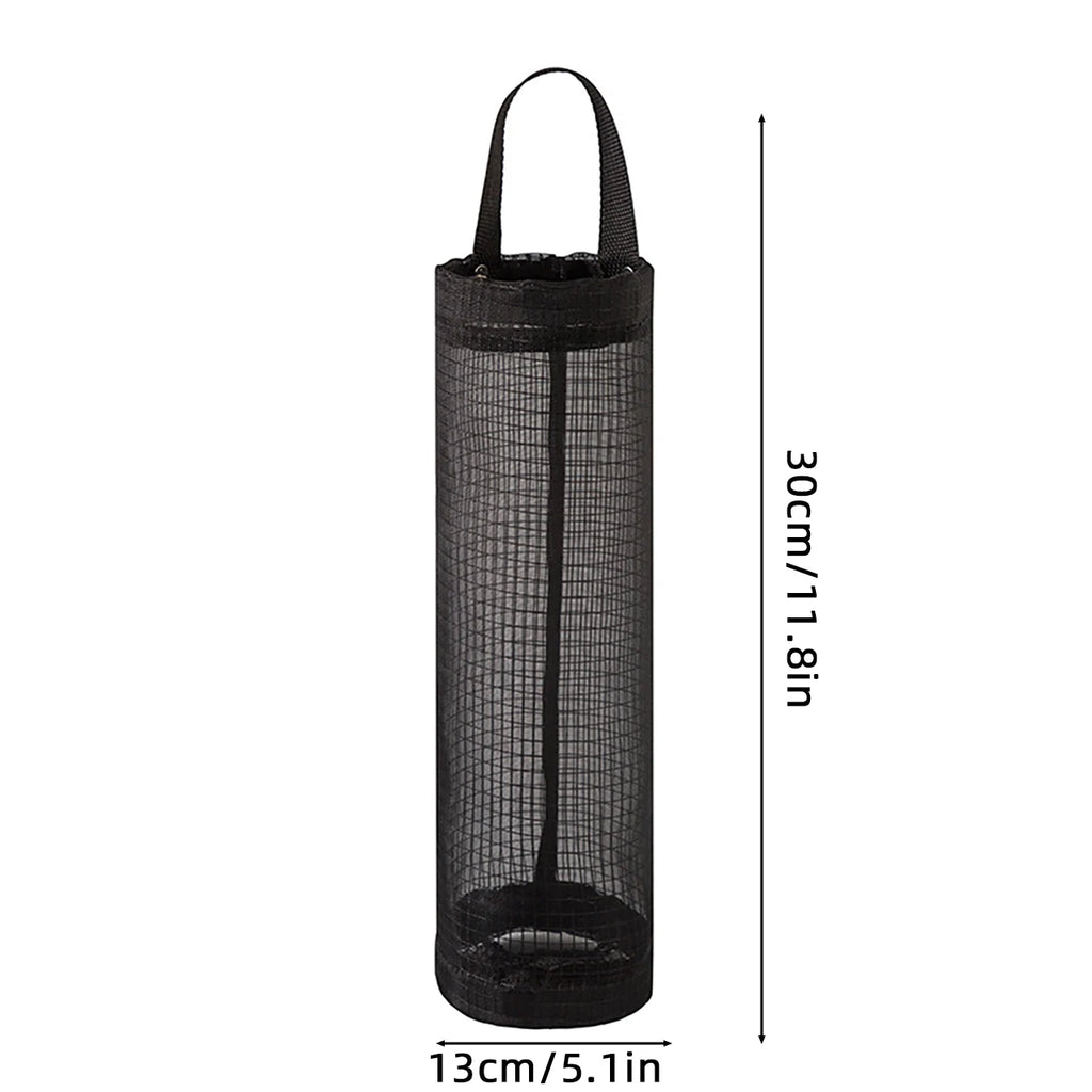 Net Garbage Bags Holder – Wall Hanging Plastic Bag Storage Organizer