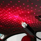 Car USB LED Star Light Projector – Interior Ambient Galaxy Light for Car