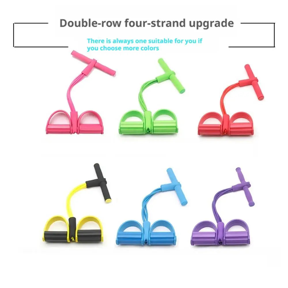 Heavy Duty Peddle Puller Tummy Trimmer Exercise Fitness Band