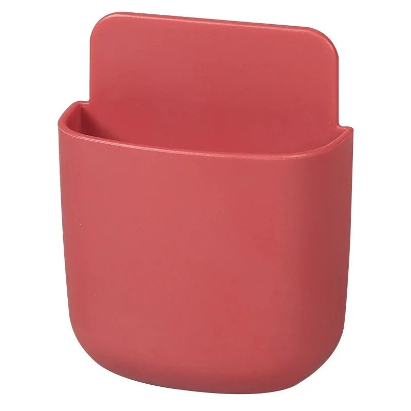 Wall Mounted U Mobile Holder – Multi-Purpose Storage Pocket Organizer