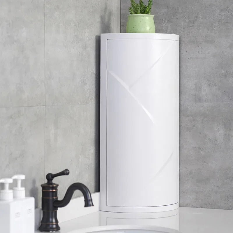 EMSA Bathroom Cabinet – Double Layer Corner Storage Organizer