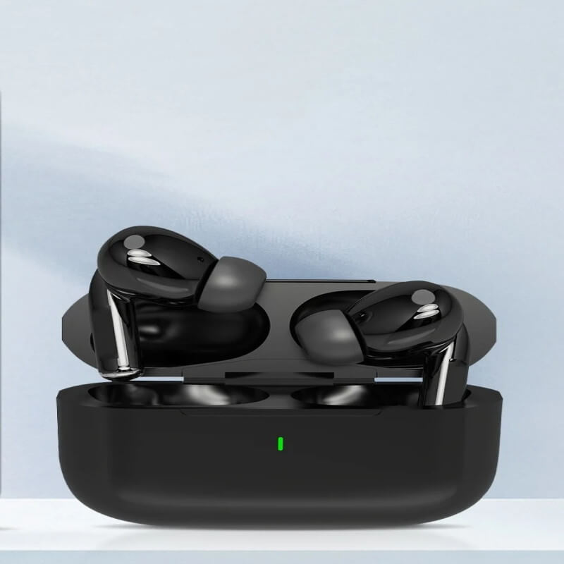 Wireless Bluetooth Earbuds (Black) – HD Sound, Noise Reduction & Charging Case
