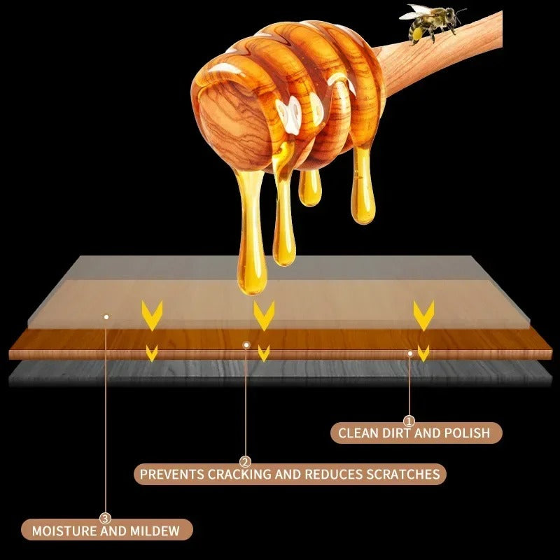 Beewax Furniture Polish with Long Lasting Cleaning and Shine Formula