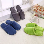 Soft Cotton Slippers for Men and Women - Unisex Indoor Spa Slippers