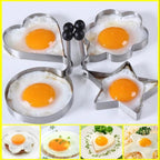 4Pcs Set Stainless Steel Omelette Fried Egg Frying Mold