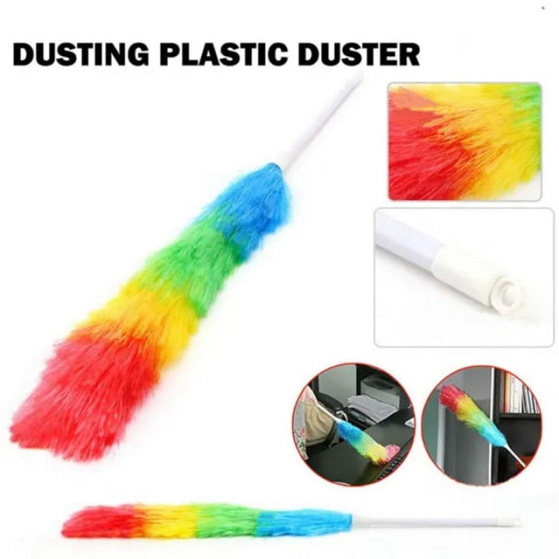 Rainbow Brush Duster Microfiber for Cleaning Home Furniture Multicolor