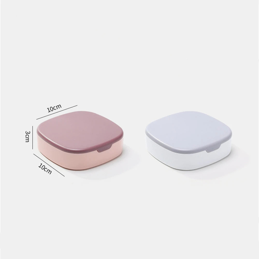 Mini Plastic Jewellery Organizer Box with Mirror – Travel Storage Case
