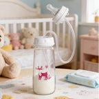 Hands-Free Feeding Bottle for Babies – BPA Free Anti-Colic Easy Feeding Bottle