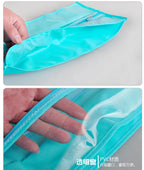 Pack of 3 Double Shoe Storage Bag – Travel & Wardrobe Organizer with Transparent Cover