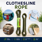 Heavy Duty 20 Meter PVC Metal Inner Rope for Laundry Wet Clothes