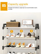 5 Layer Shoe Rack – Durable Multi-Tier Shoe Organizer for Home (Space Saving)