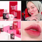 Lip & Cheek Bene Tint – Long Lasting Natural Glow Liquid Blush & Lip Color