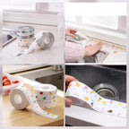 Waterproof Self-Adhesive Kitchen Sink Sticker For Bathroom Corner & Wall Sealing Strip
