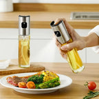 Oil Spray Bottle – Refillable Cooking Oil Sprayer | Kitchen BBQ Olive Oil Dispenser