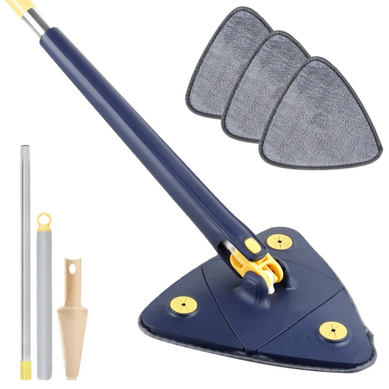 Triangle 360° Mop Refill Pad – Microfiber Replacement Head for Corner Mop