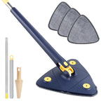 Triangle 360° Mop Refill Pad – Microfiber Replacement Head for Corner Mop