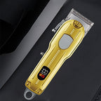 Digital Hair Trimmer FR-D 8671 Golden Edition – Rechargeable Professional Beard & Hair Clipper