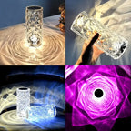 Crystal RGB Touch Lamp – Diamond LED Night Light with Remote (Multicolor Ambient Lamp)