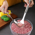 Pack of 2 Meat Ball Maker Spoon – Stainless Steel Handle Meat Scoop Tool