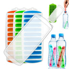 Pack of 2 Button Ice Cube Tray – Press Type Ice Mold | Easy Release Ice Cube Maker for Drinks