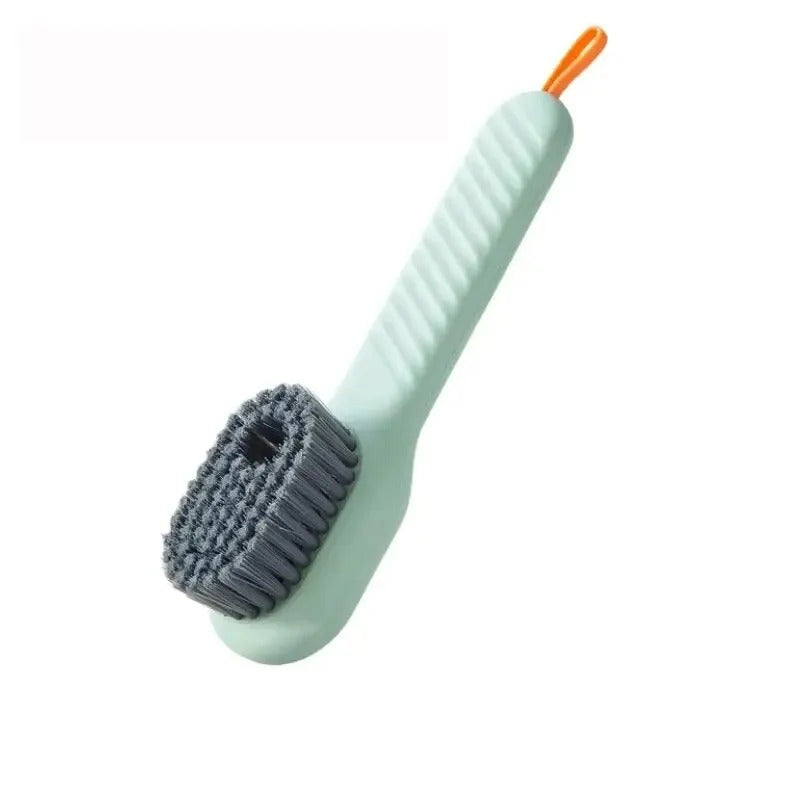Pack of 2 Liquid Dispensing Cleaning Brush – Multi-Purpose Shoe & Dish Scrubber