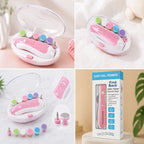 Baby Nail Clippers 6 in 1, Baby Nail Cutter Safe Electric Baby Nail Trimmer