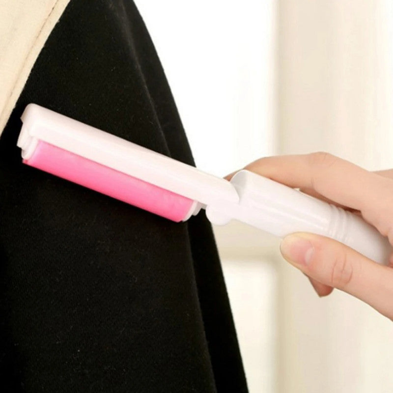 Mini Pocket Compact and Portable Lint Roller with Washable Refill