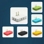 3 in 1 Flat Socket Suitable for Places Without Space