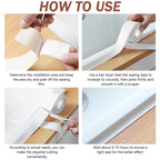 PVC Sealing Strip Tape – Waterproof Kitchen & Bathroom Gap Seal (Self-Adhesive)