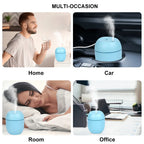 USB Humidifier Air Freshener – Quiet Mist Diffuser with LED Lights | Portable Room Moisturizer