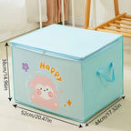 Happy Storage Bag – Foldable Large Capacity Clothes & Blanket Organizer