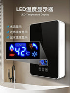 Instant Tankless Electric Water Heater – LCD Display | Energy Saving Instant Geyser for Home