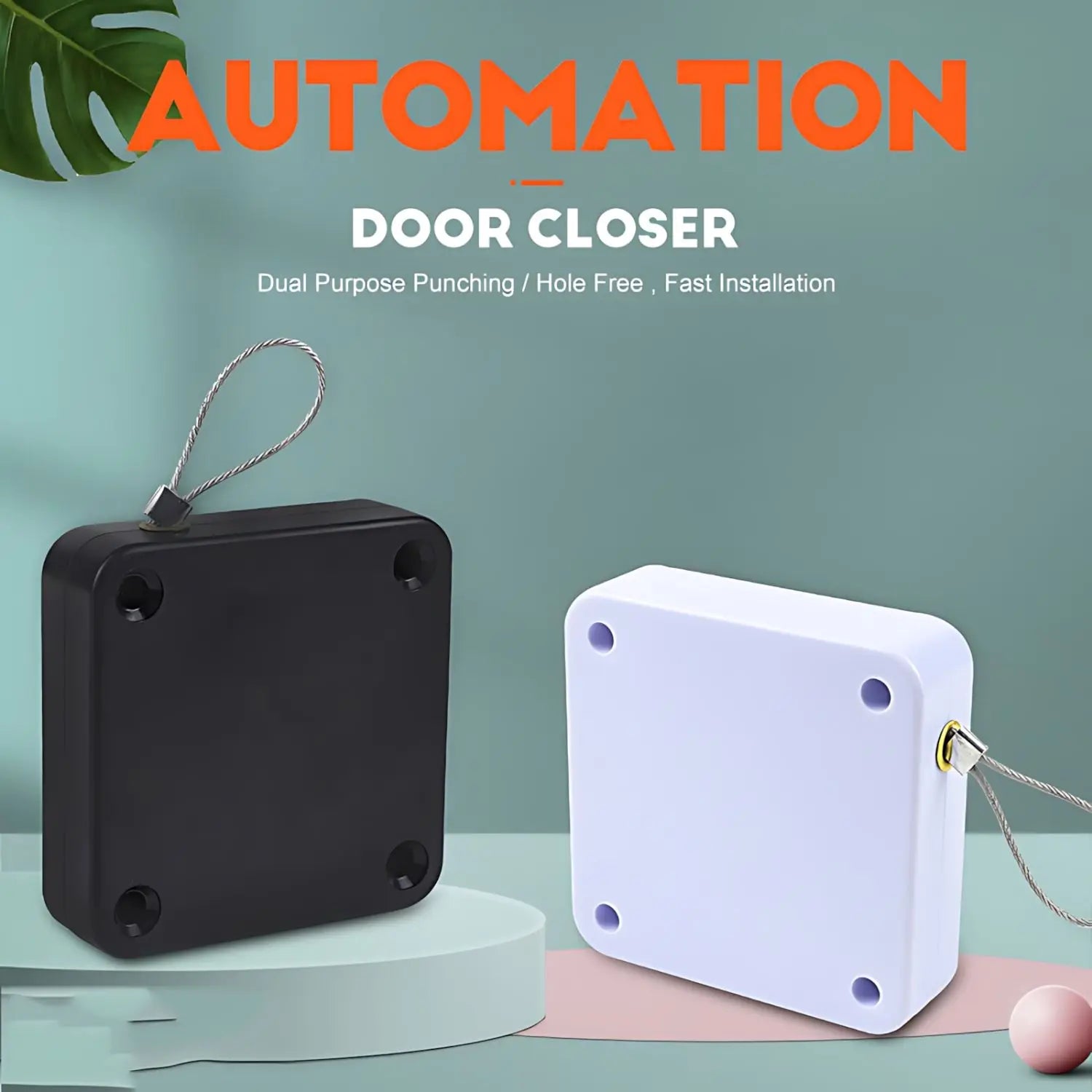 Automatic Door Closer Punch-Free Automatic Sensor Door Closer