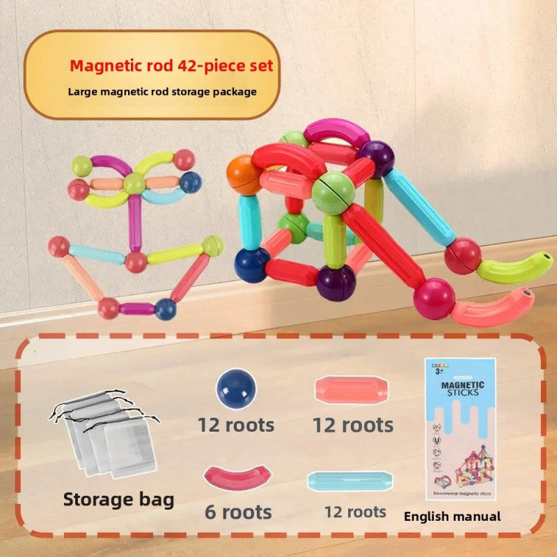 Magnetic Building Toys Set for Kids | Educational STEM Blocks