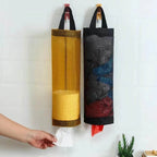 Net Garbage Bags Holder – Wall Hanging Plastic Bag Storage Organizer